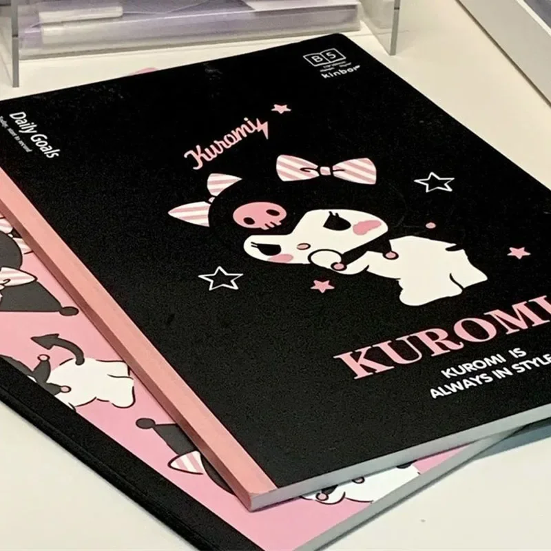 Sanrio Kuromi Notebook Cute Cartoon student stationery Horizontal Line Book Student Notepad Ins Classmate Toys for Girl Gifts