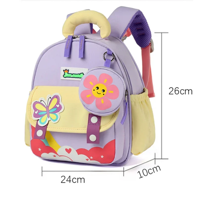 Cartoon Cute Lightweight Kindergarten Preschool Bookbags Toddler Animal Schoolbag Lunch Backpack for Kids Boys Girls Travel Bag