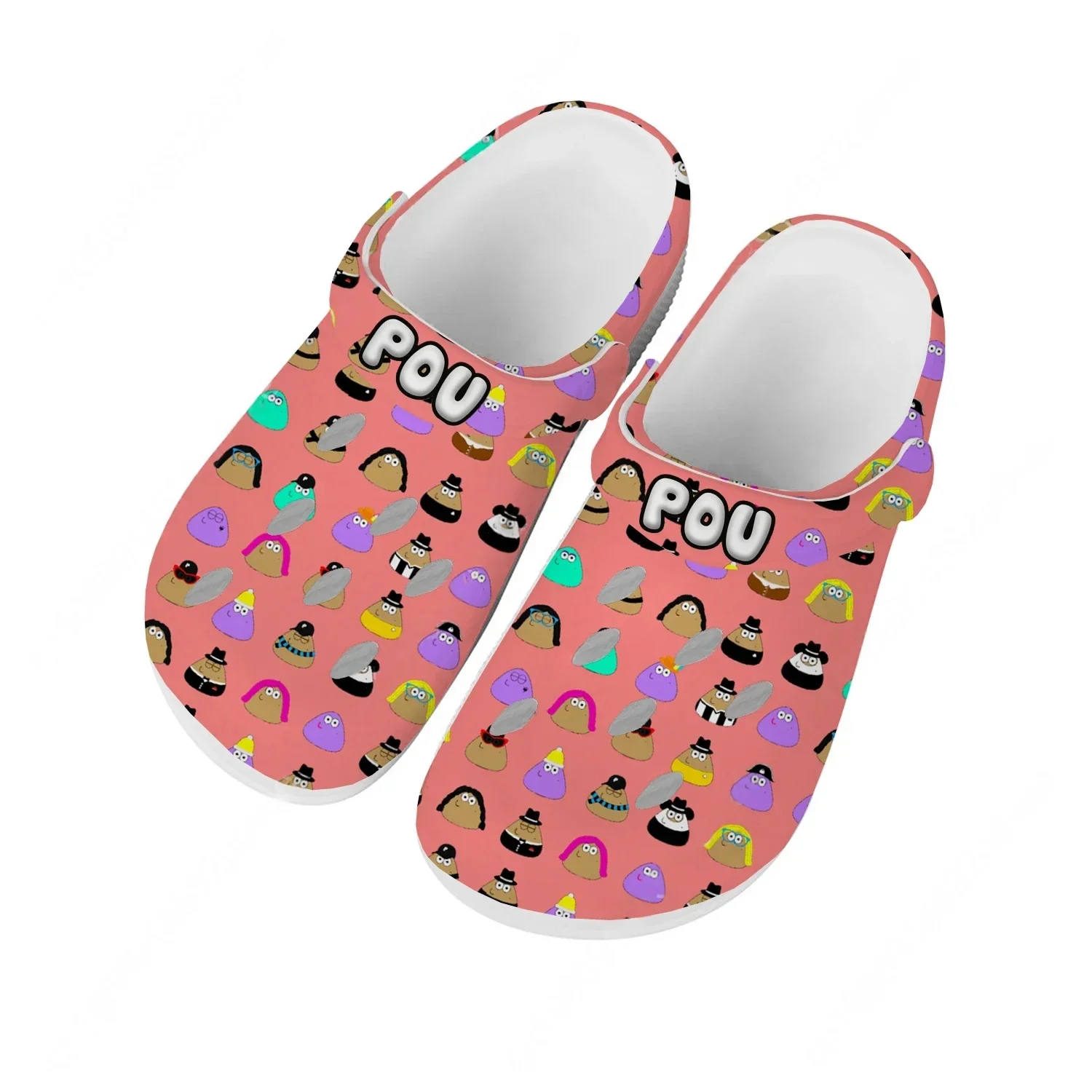 

Сандалии POU для мужчин, женщин и подростков: модные, дышащие, удобные пляжные тапочки для игр и сада, индивидуальный дизайн