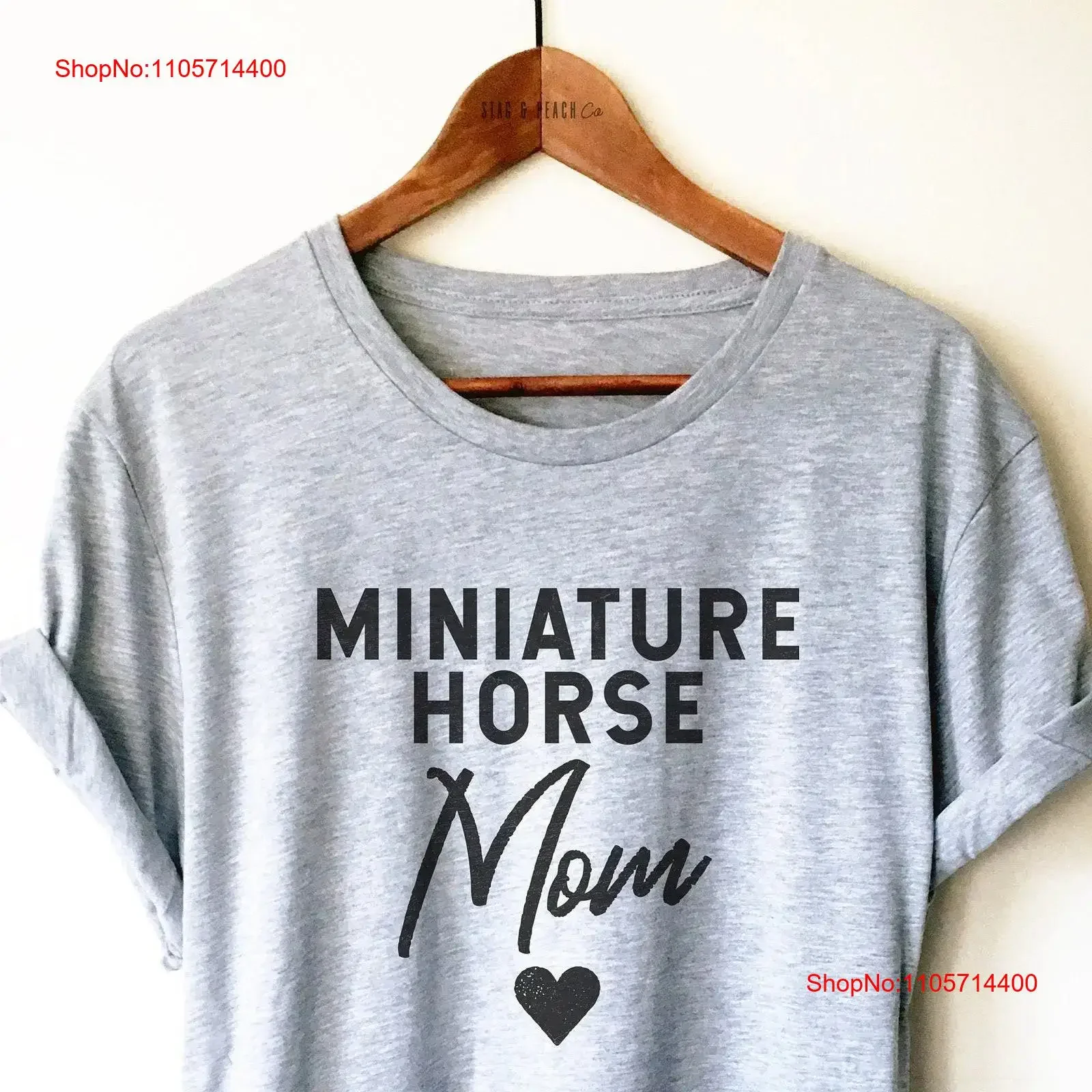 Miniature Horse Mom T Shirt Lover Equestrian Rider vintage Washed Top For Everyday Wear Stretched streetwear Versatile