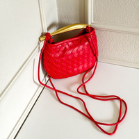 Cute Mini sardine Woven Bag Small Handheld Crossbody Woven Women's Bag