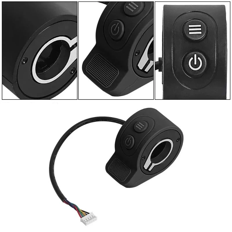 Electric Scooter Finger Throttle Accelerator Speed Controller With Headlight Switch Button ForHX X6 X7 Scooter Accessories