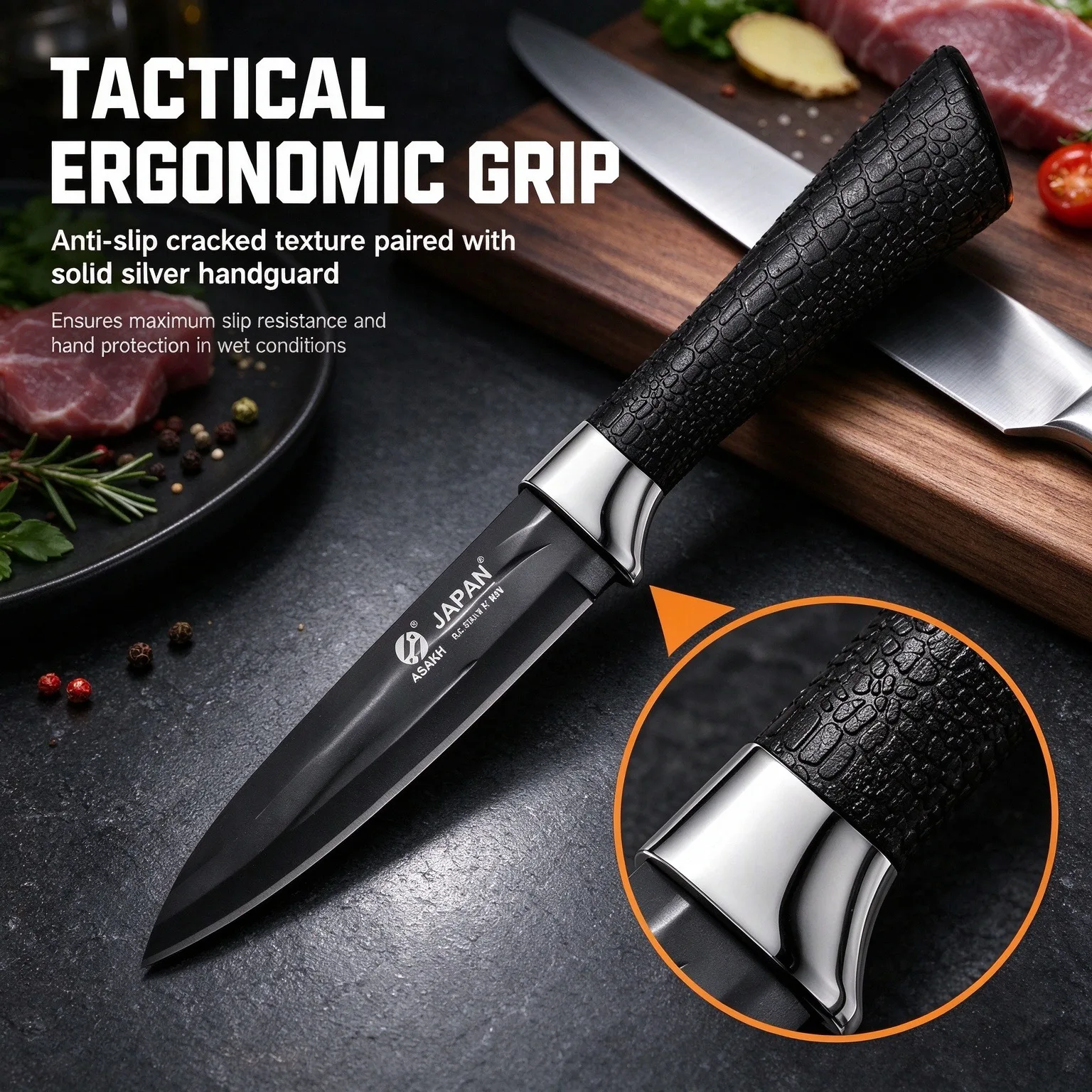 2026 New Model Professional Stainless Steel Bone-Removing Knife Japanese Kitchen Knife for Slicing Anti-slip Handle Chefs Knife