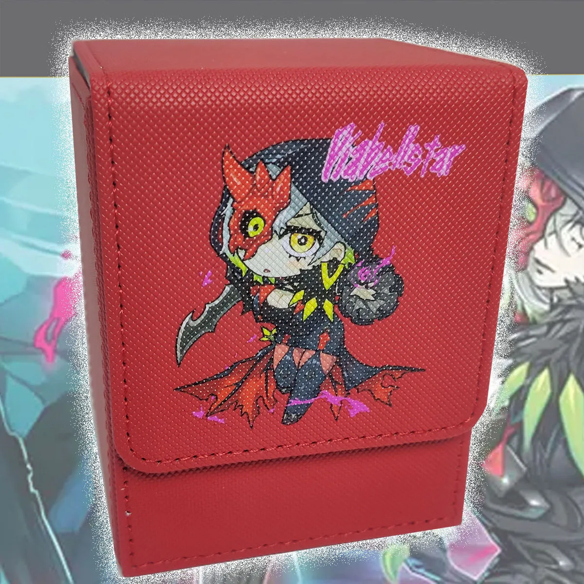 DIY 직접 만드는 유희왕! 디아벨스타 블랙 위치 카드 보관함 Ygo 가죽 컬렉션 카드 보호 상자 애니메이션 카드 선물