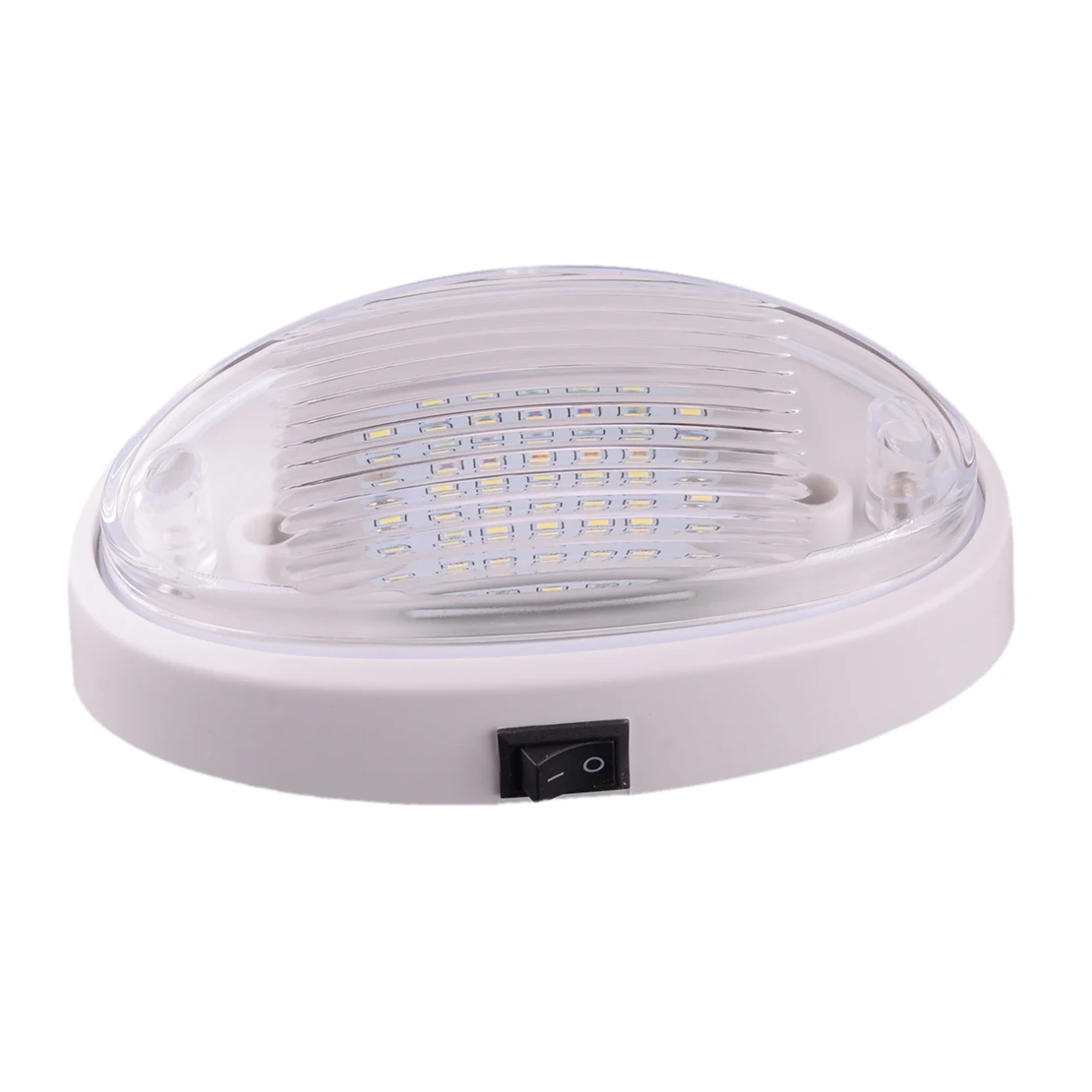 

Universal Oval Ceiling Dome Light LED Lamp On-Off Switch for RV Camper Motorhome Caravan Awning 12V