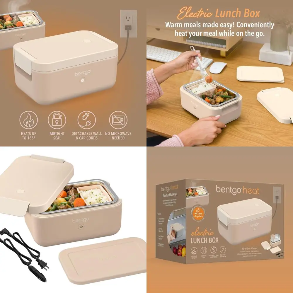 

Портативный электрический ланч-бокс — подогреватель еды для взрослых, идеально подходит для работы, путешествий, школы и в дороге, совместим с стеной и ка