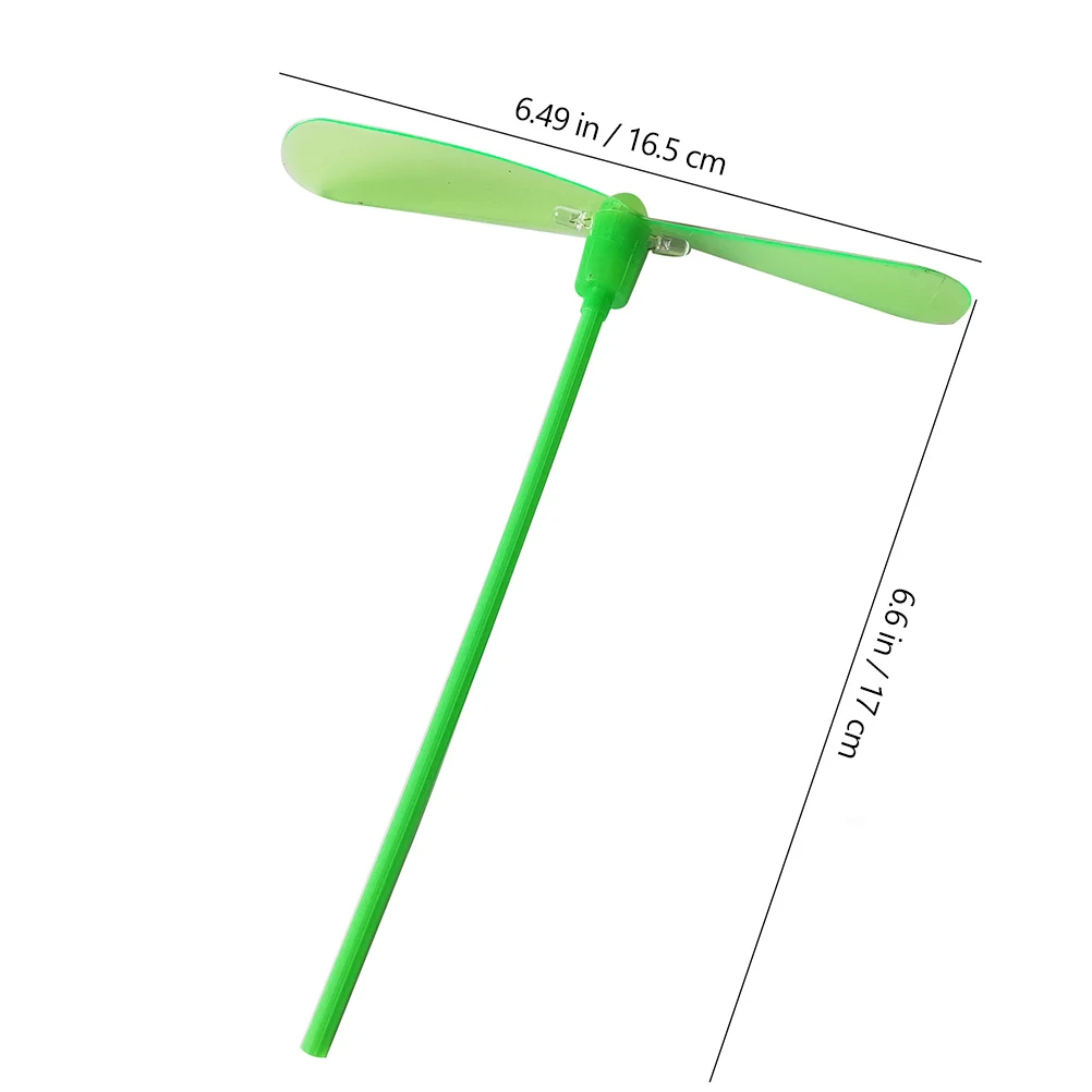 

30 Pcs Nostalgia Bamboo Dragonfly Flash Boomerang Parent-child Toy Flying Spinning Top