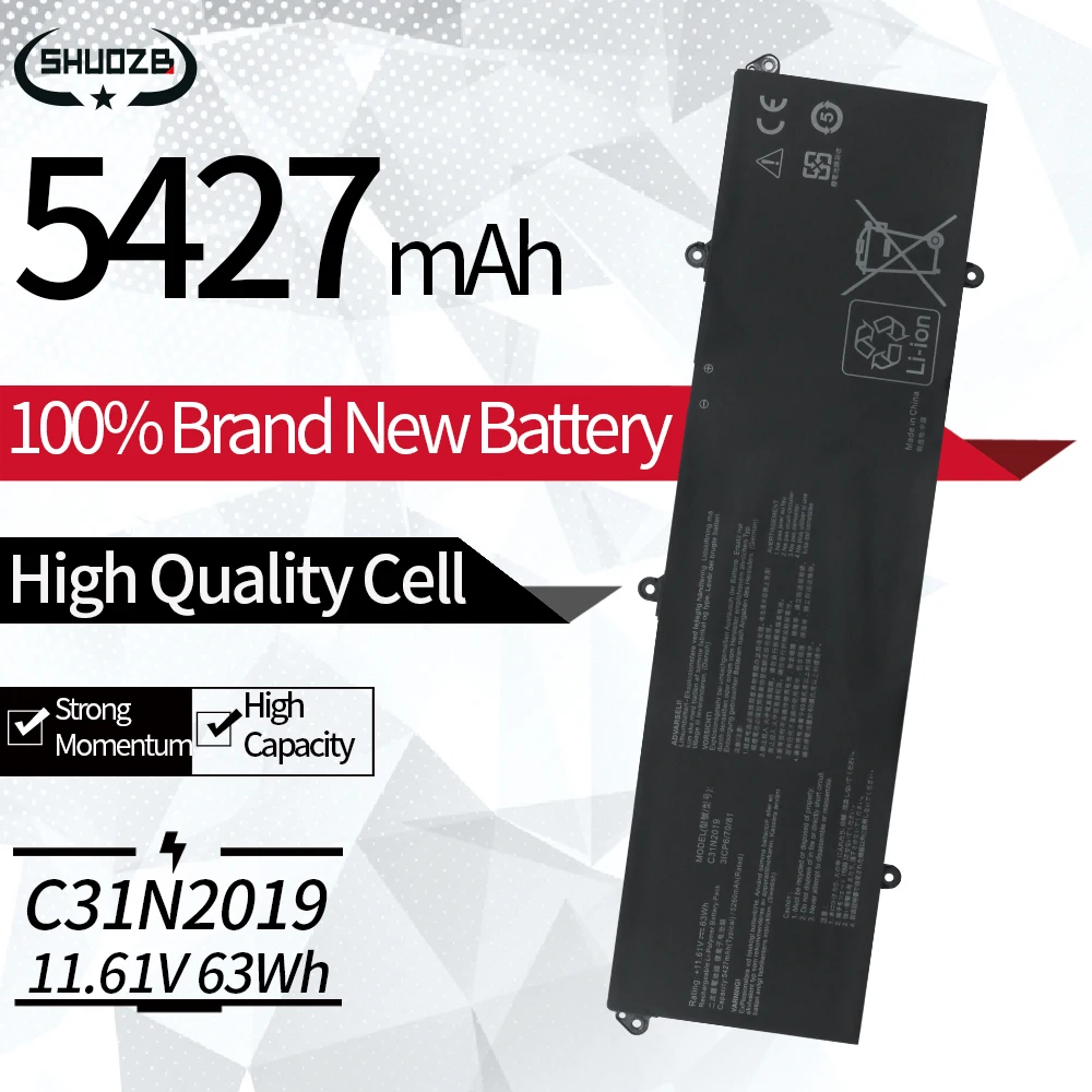 

New C31N2019 C31N2019-1 Laptop Battery For ASUS VivoBook Pro 14X OLED M7400 15 OLED M3500 M3500QC-L1062T M3500QC-L1079T 11.61V