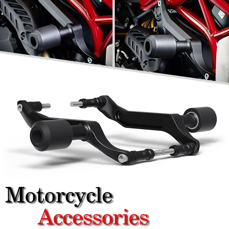 

Frame Sliders Crash Protector for Ducati Monster 821 2013-2020 Monster 1200 1200S 1200R 2013-2020 Engine Falling Protection