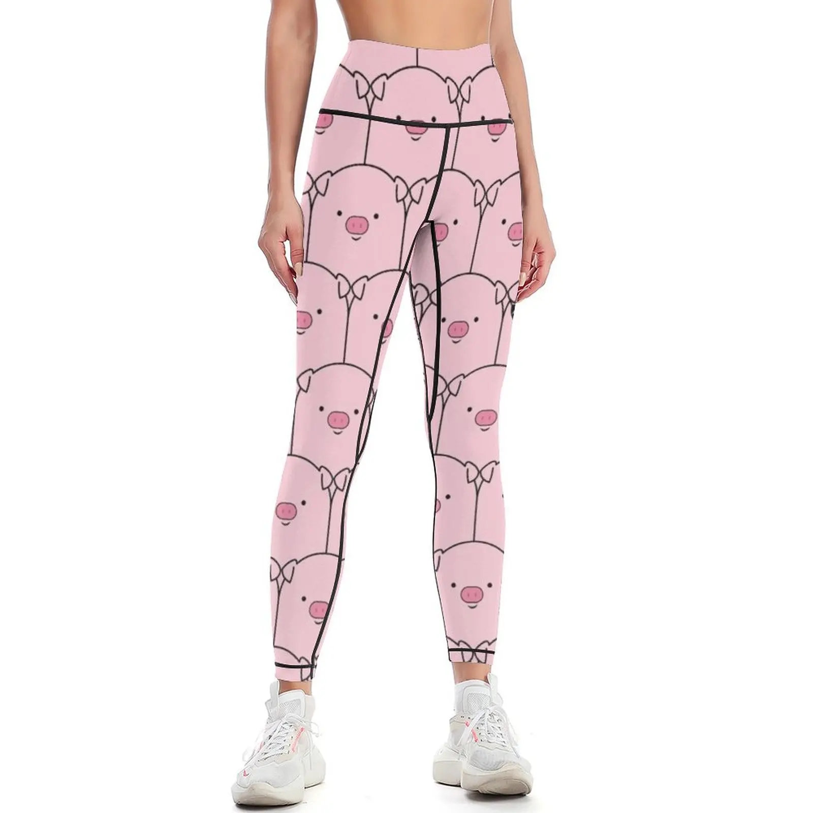 

That Cool Pig Leggings Legging sport active wear trousers sports shirts gym Womens Leggings