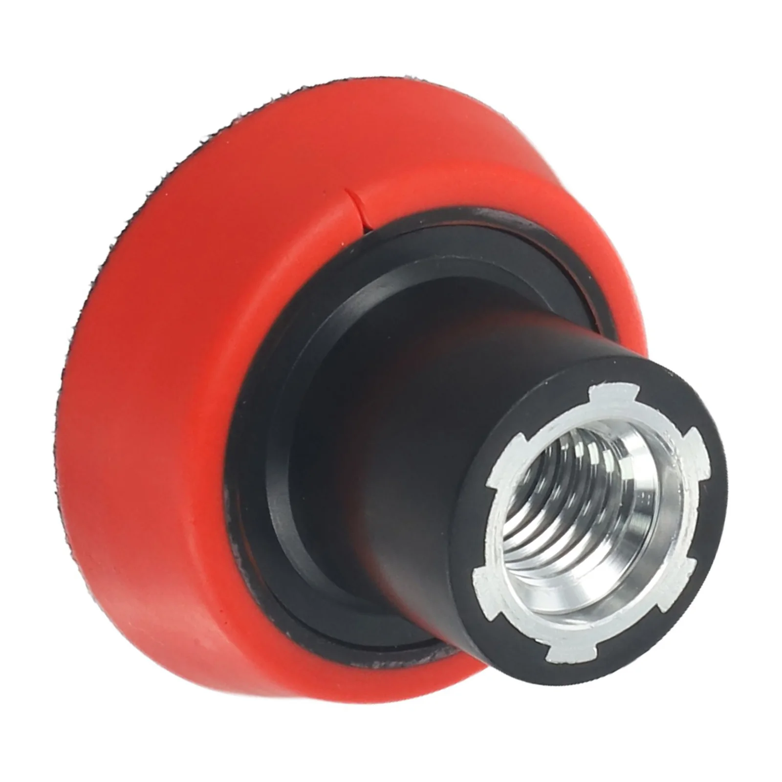 1/2/3 Inch Sponge Polishing Pad Red+black Soft Edge Tray Thread For Rotary Polishing/Grinding Machine Power Tool Parts