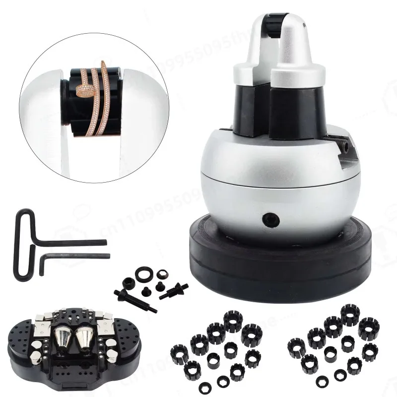 5‑Inch 360° Rotatable Ball Vise Jewelry Engraving Carving Block Vise Tool Kit