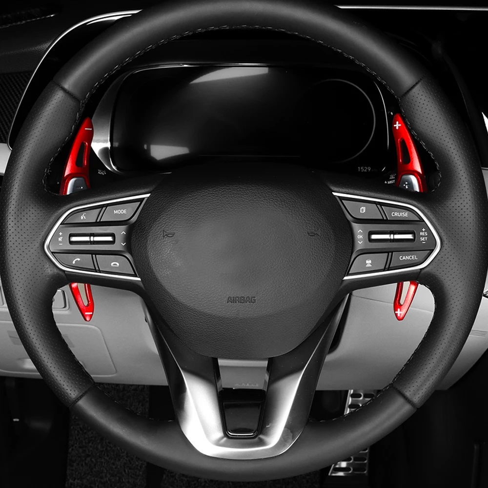 

2 шт. для Hyundai Palisade 2020-2022, левый/правый руль, накладки-удлинители на подрулевые лепестки из алюминиевого сплава, автомобильные аксессуары