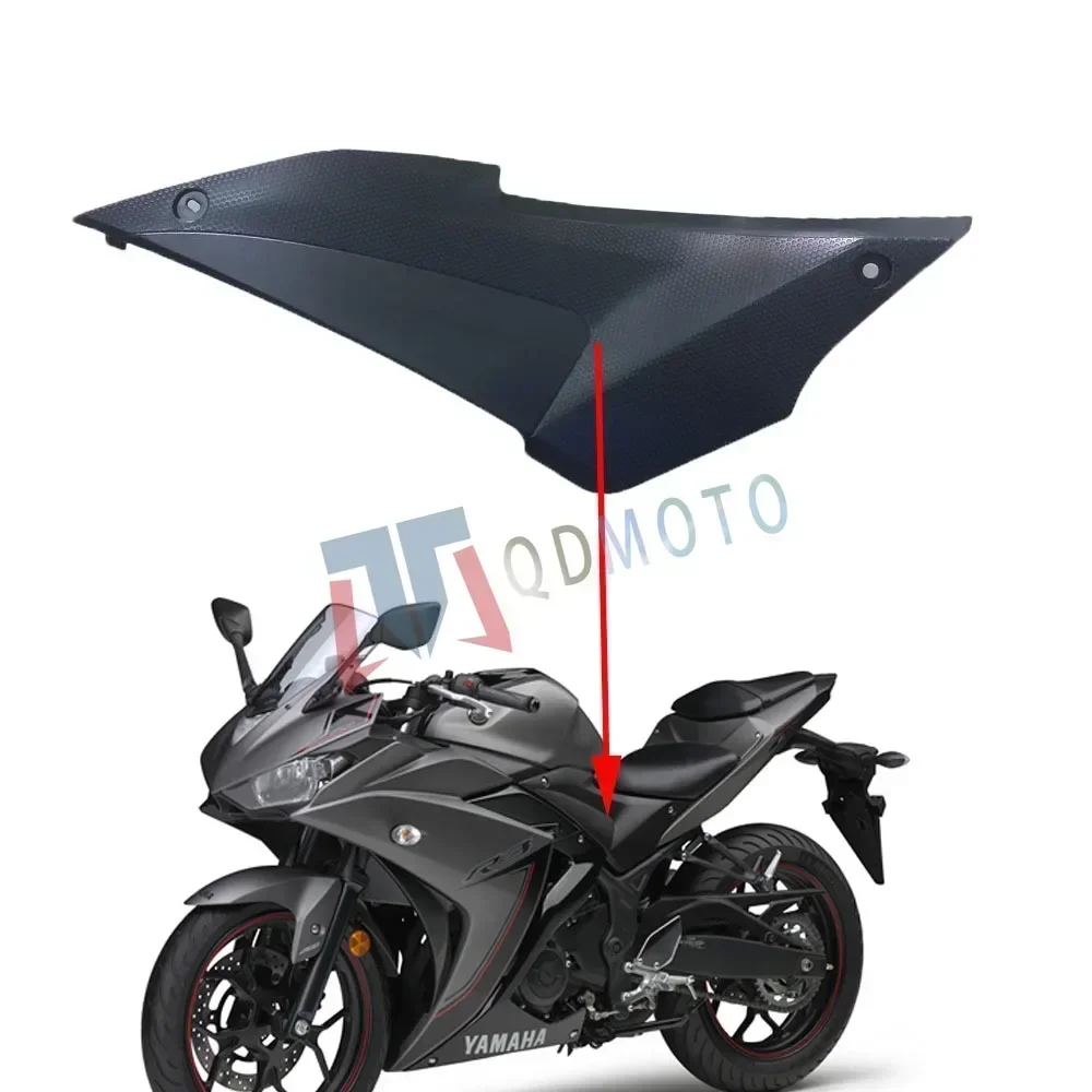 For Yamaha YZF R3 R25 2014-2018 Motorcycle Accessories Unpainted Fuel Tank Left and Right Side Plate ABS Injection Fairing