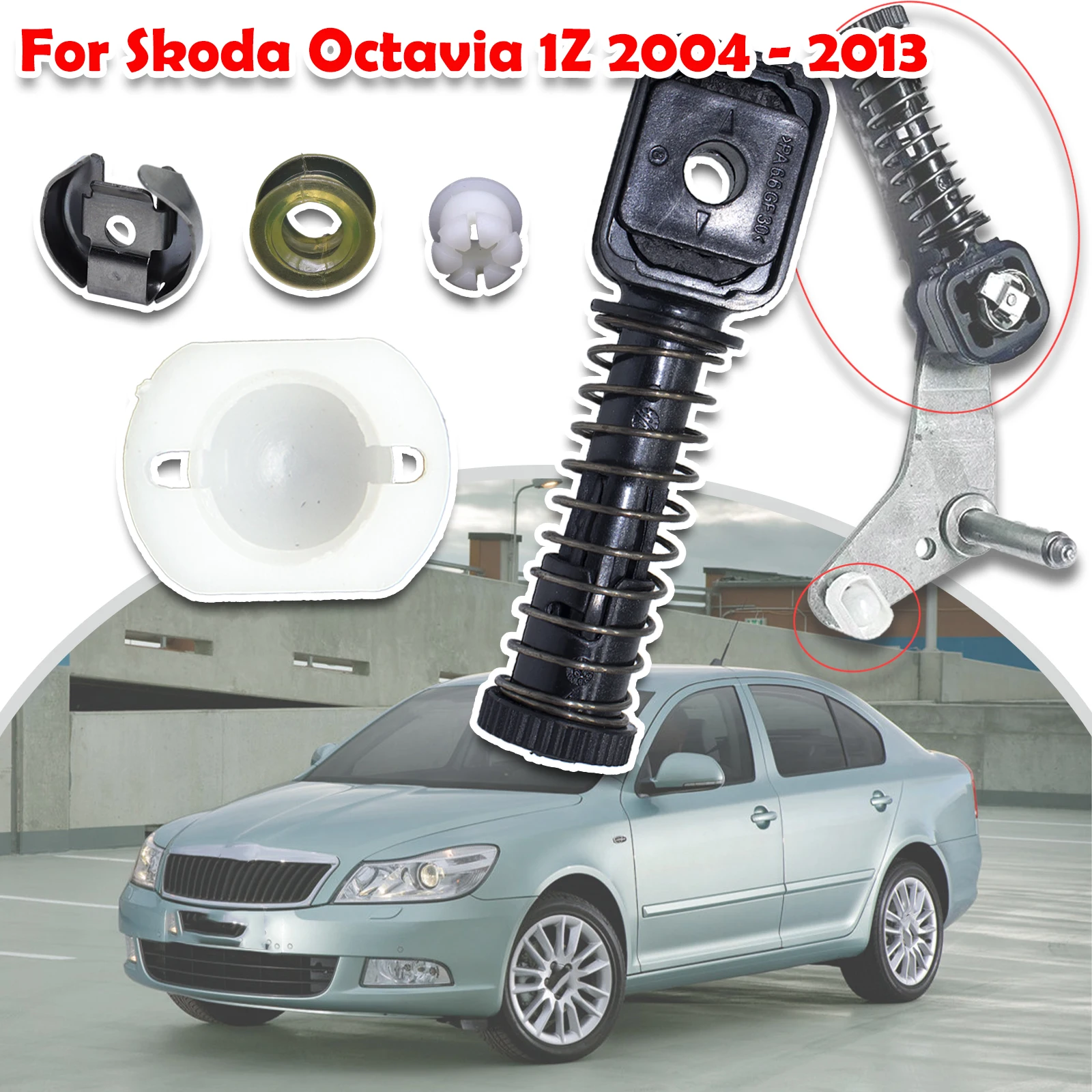 

Gear Selector Lever Mechanism Sliding Shoe Bushing For Skoda Octavia 1Z Shift Rod Linkage Clip Manual Transmission Rivet 2004