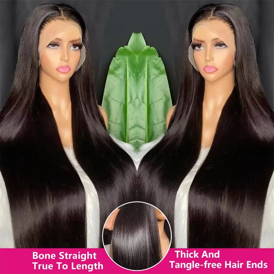 

220% 13x4 Straight Lace Front Wig Human Hair Transparent Lace Frontal Pre Plucked Body Wave Lace Front Wig On Sale Clearance