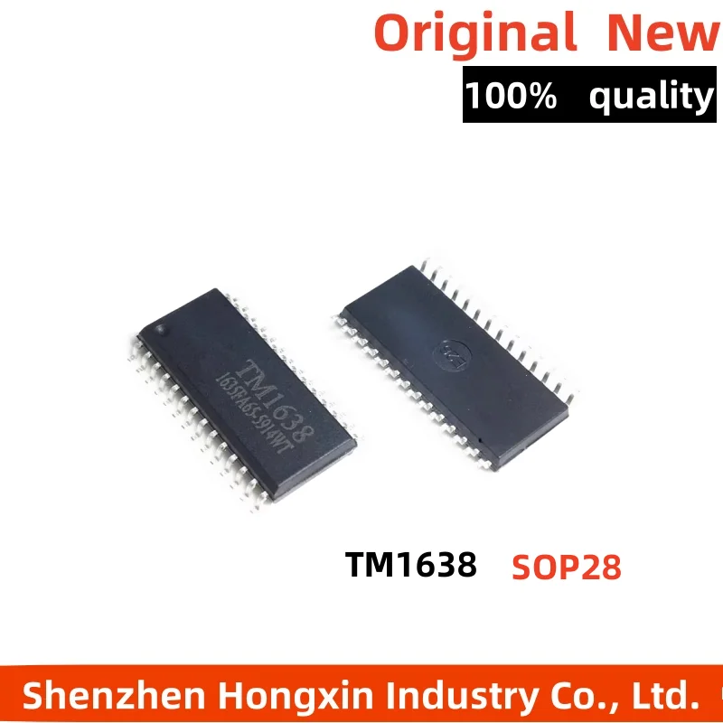 

5-10 Piece New TM1638 SOP28 LED Digital Tube Driver Chip IC SMT