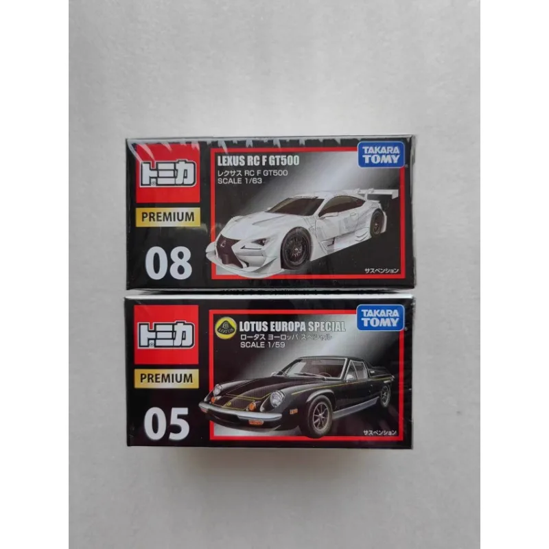 TAKARA TOMY TOMICA TP05 Lotus Sports car TP08 Lexus RCF GT500 die-cast alloy model, children's collection, gift for children.