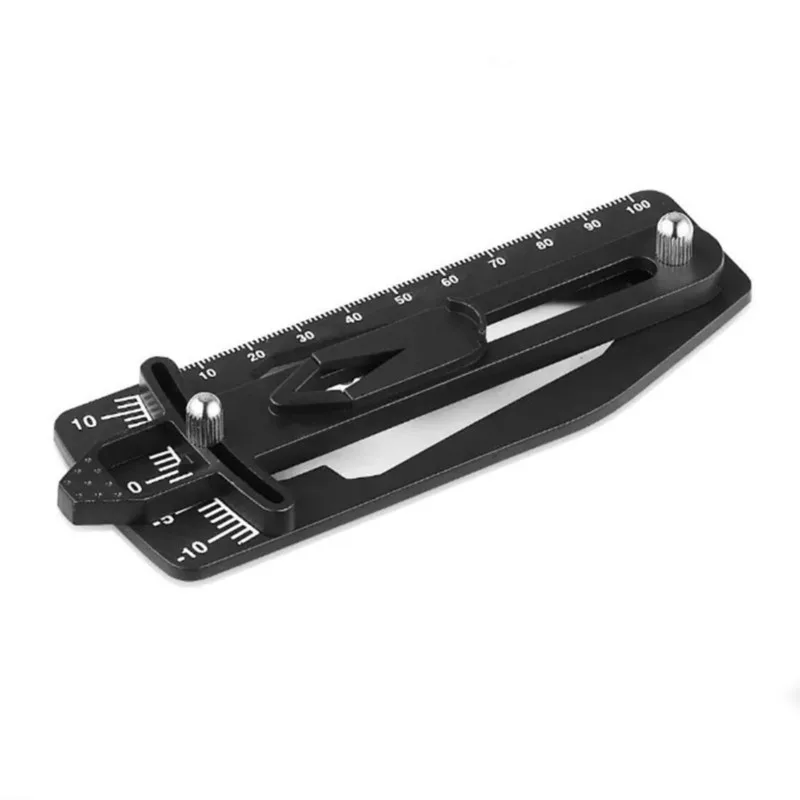 Black Ruler Pitch Debugging Tool, Transferidor Gauge Angle, Adequado para 450/500 Helicópteros, 1Pc