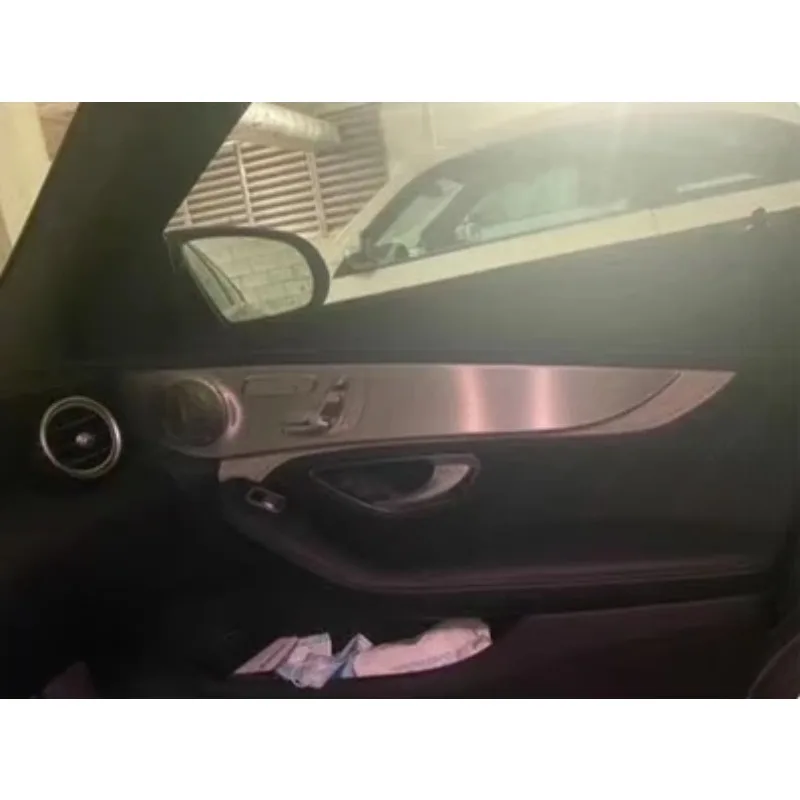 مخصص صالح ألياف الكربون W205 C63s الباب الداخلي لمرسيدس بنز W205 C63s Amg سيارة الداخلية