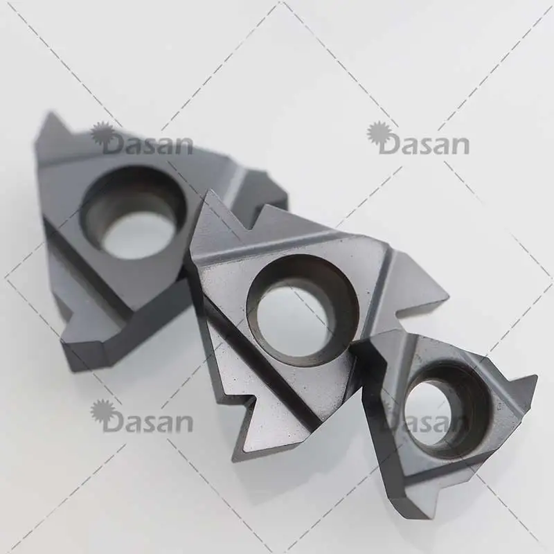 10PCS 16ER 16IR 11IR NPT 11.5NPT 18NPT 14NPT Solid Carbide Threading Inserts Cutter Tools for Steel Stainless Steel