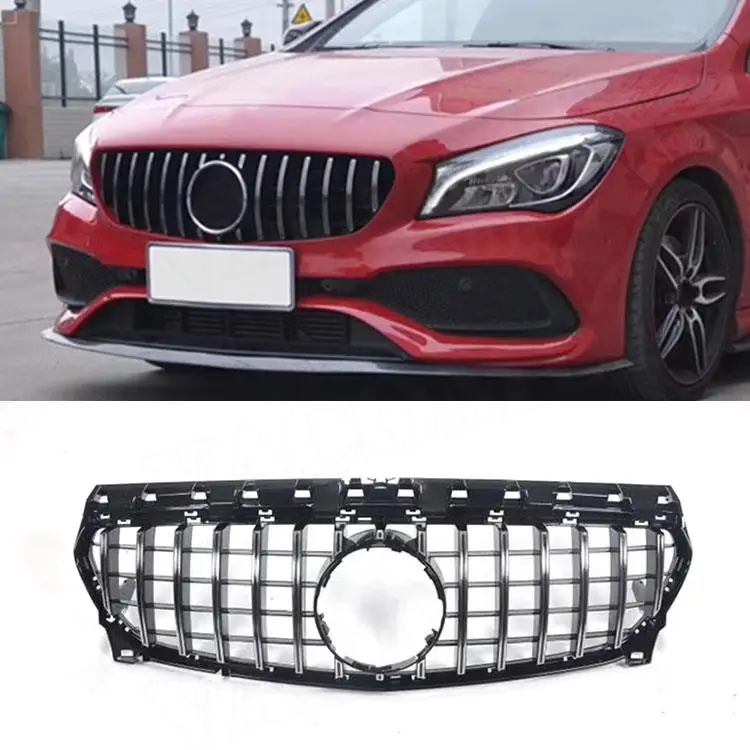 

VACOMUL ABS Front Grille Cover For Mercedes Benz CLA Class W117 C117 CLA200 220 CLA260 2013-2018 Bumper Racing Grill Mesh Frame