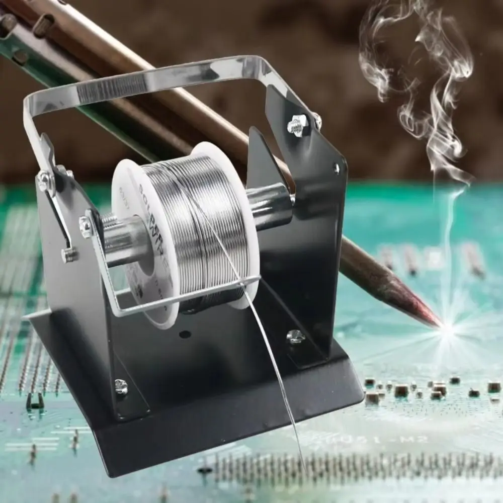 

Tin Management Universal Solder Dispenser Rotating Shaft Metal Frame Welding Frame Cast Long Serve Life Durable