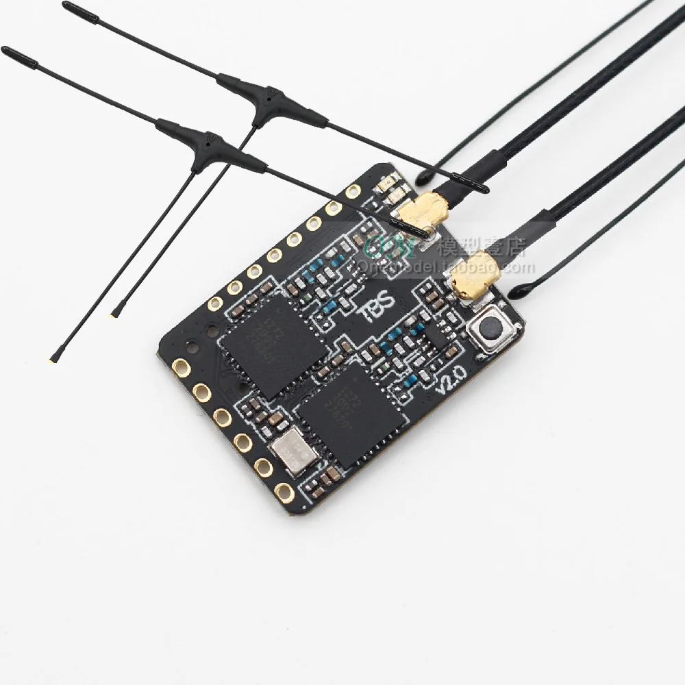 INStock TBS Team BlackSheep Crossfire Diversity Nano Receiver V2.0 RX CRSF 915/868Mhz نظام راديو طويل المدى RC #2