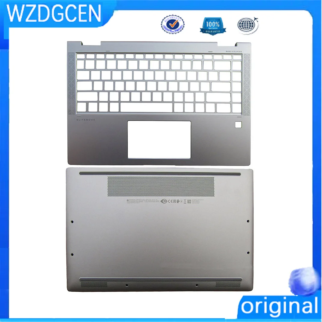 

NEW Laptop Case Palmrest Upper Keyboard Bezel Shell For HP Elitebook X360 1040 G5 Series Bottom Base Cover Silver