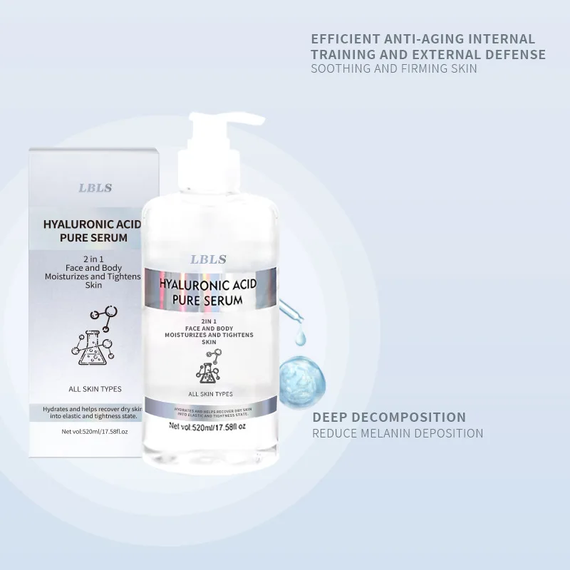 

LBLS hyaluronic acid essence solution brightens skin tone, moisturizes skin, moisturizes skin, locks water and tender skin