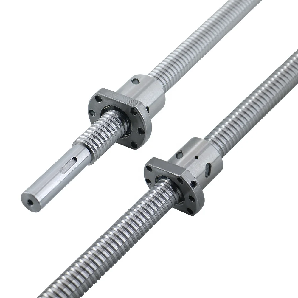 HLTNC High Precision 100-6000mm SSR/SCR4005 C5 C3 Grinding Ball Screw Single/double Nut Rod Lead for CNC Milling Rputer