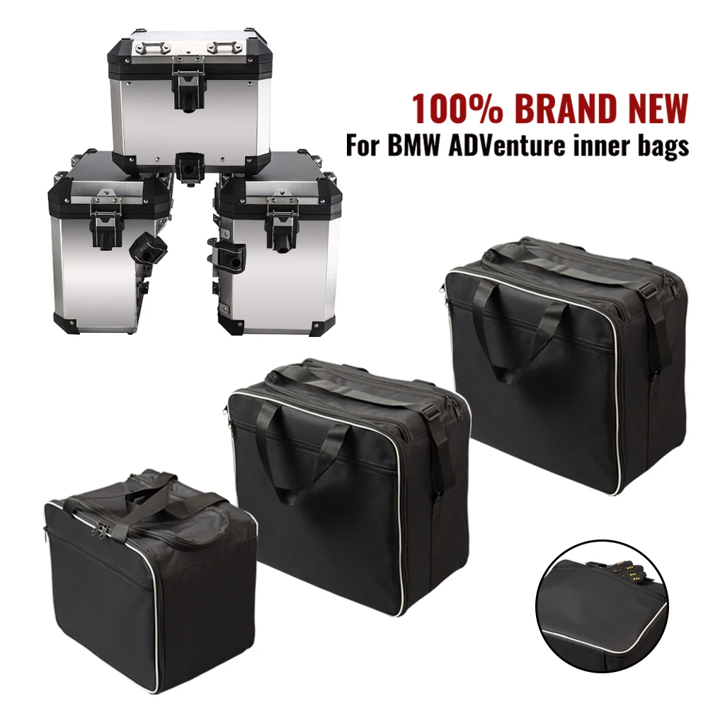 

Motorbikes bag Motorcycle suitcases bag for BMW R1200GS Adv Black Inner Bags R1250 R1250 gs adventure Luggage Bags