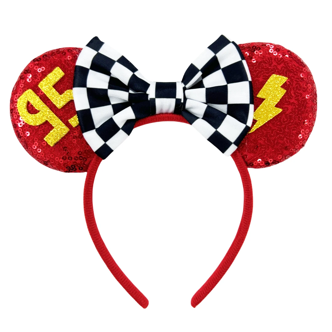 Auto's Mickey Mouse oorhoofdband 95 Flash haaraccessoires pretpark aankleden jongen hoofddeksels vakantie haaraccessoires