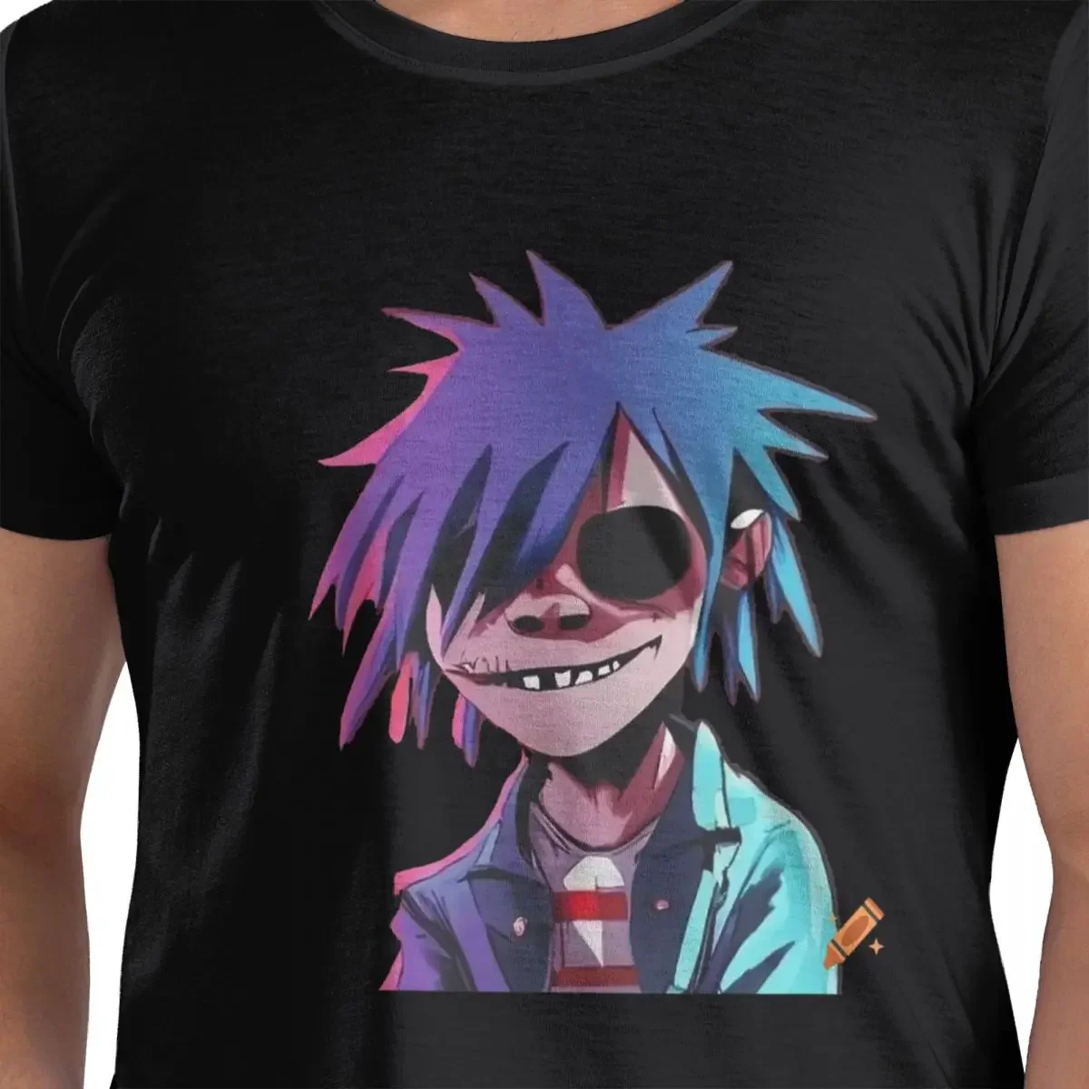 Gorillaz 100% Cotton T-Shirt Men'sOversized T Shirts Men Round Neck Short Sleeve S-6XL