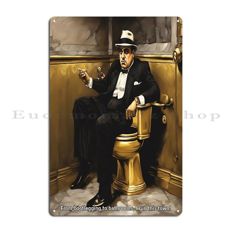 Gangster S Golden Throne Metal Plaque Cinema Poster Pub Plates Retro Print Tin Sign Poster