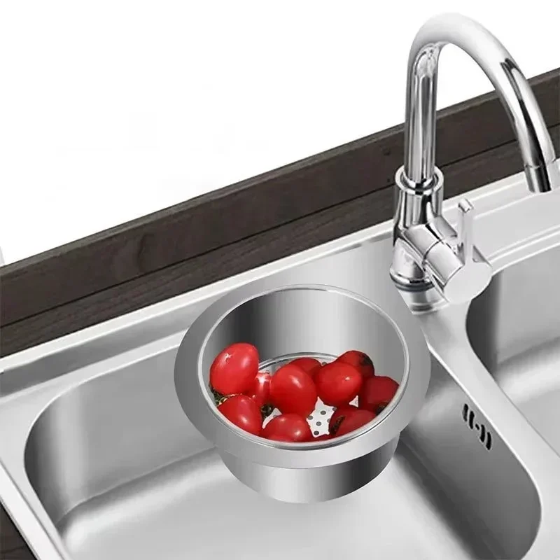 

New 1pcs Stainless Steel Swan Sink Filter Basket Kitchen Sink Dedicated Swan Filter Basket Hanging Drain Rack Kitchen Supplies