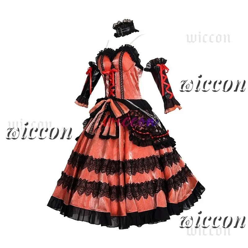 

DY20Tokisaki Kurumi Cosplay Anime Date A Live Costume Gorgeous Sweet Uniform Dress Headwear Halloween Party Role Play Clothing S