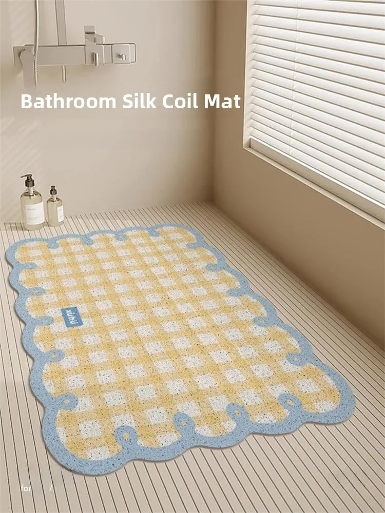 

Противоскользящий коврик Batoom для дома, туалета, душевой, детский, защита от падений, грязеотталкивающий, из ПВХ, с узором в виде сердец