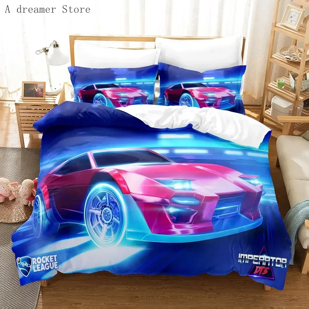 

Rocket League Car Rocket League 3D Duvet Cover Bedding Set Comforter Linen Pillowcases Home Decor Single Double Twin King Queen