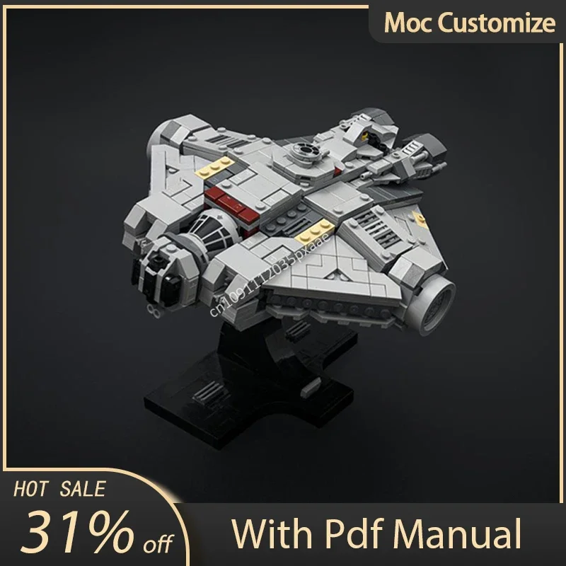 

792pcs Moc 75375 Ghost Falcon Millennium Spaceship Building Blocks DIY Creative Assembly Bricks Toys Kids Christmas Gifts