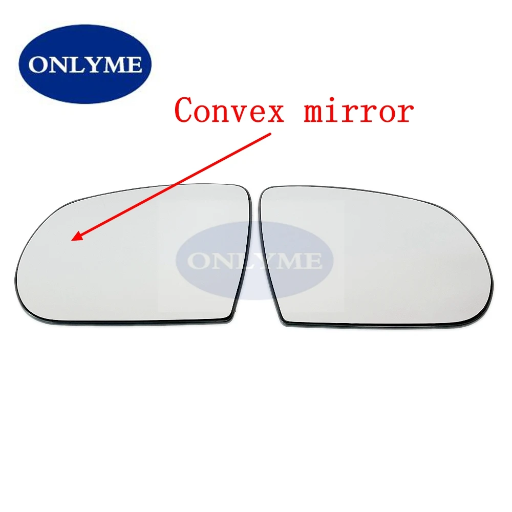 Car Heated Convex Wide Angle Wing Mirror Glass For Jeep Compass 2017 2018 2019 2020 2021 2022 2023 CHEROKEE KL ( 2013-2019 )