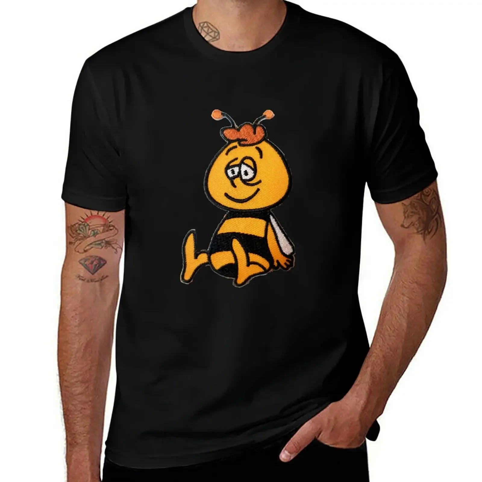 

Willy (Maya the Bee) T-Shirt animal prinfor boys Blouse Short sleeve tee vintage Men's t-shirt