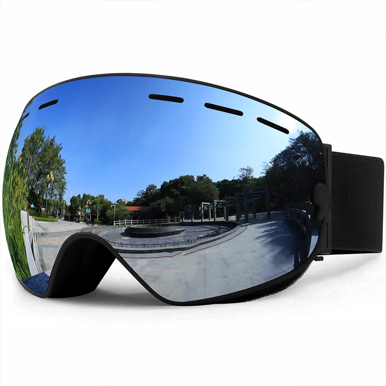 OEM Custom CE Ski Goggles UV400 Protection Polarized Color Lenses Snowboard Glasses Winter Sports Safety Glasses