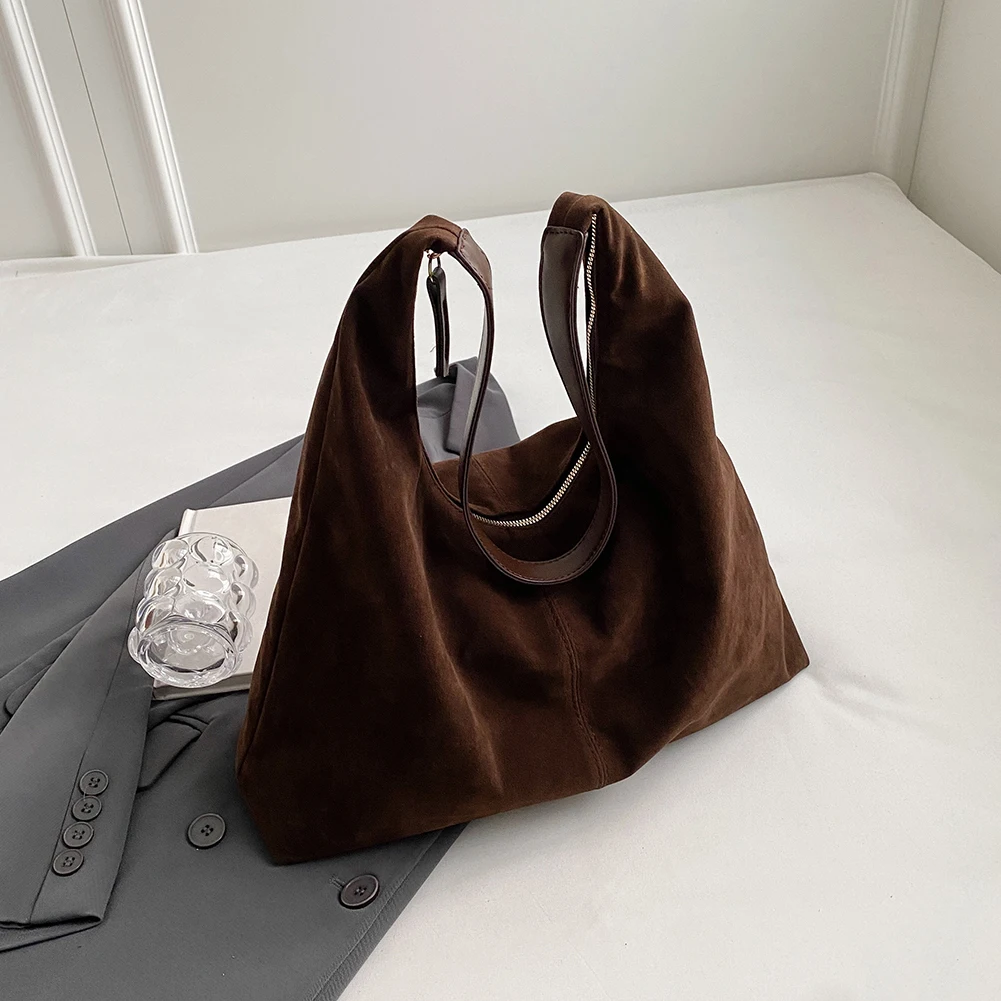 Hobo Bag Slouchy - حقيبة يد نسائية من الجلد المدبوغ