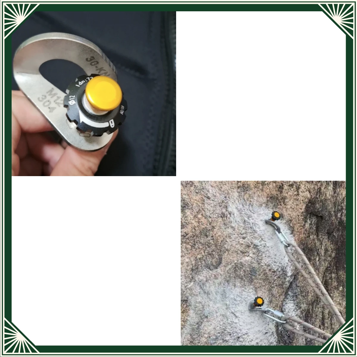 Removable expansion screw anchor point air conditioner installation aerial work efficient and convenient reuse