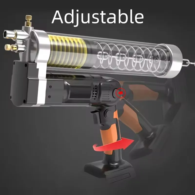 Handheld Electric Butter Gun High Pressure Automatic Portable Cordless Multifunctional Butter Filler (No Battery)