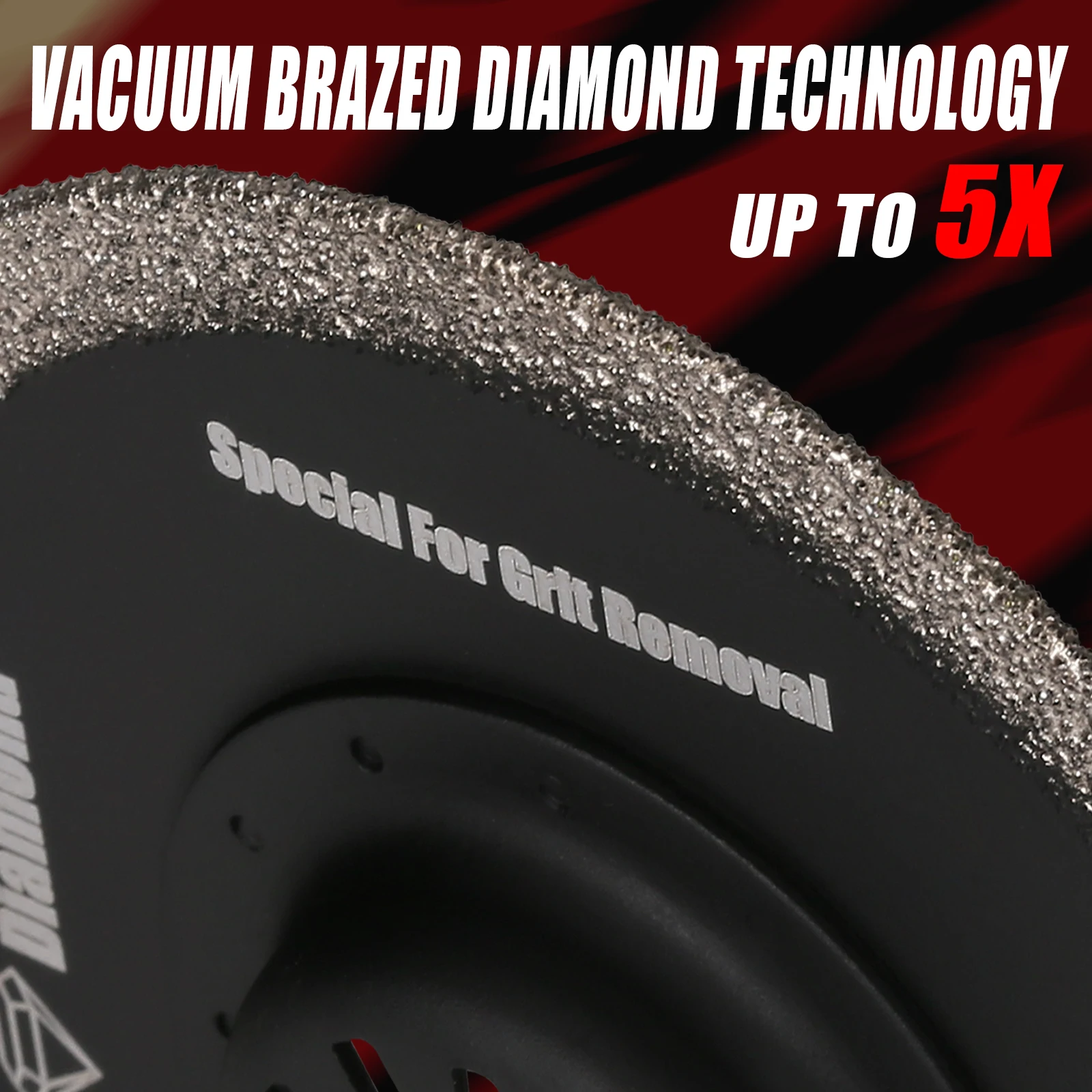 Vearter 4Pack Diamond Semi-Circle Oscillating Multi-Tool Swing Saw Blades Precise For Mortar Grout Removal & Soft Tile Cut Tools