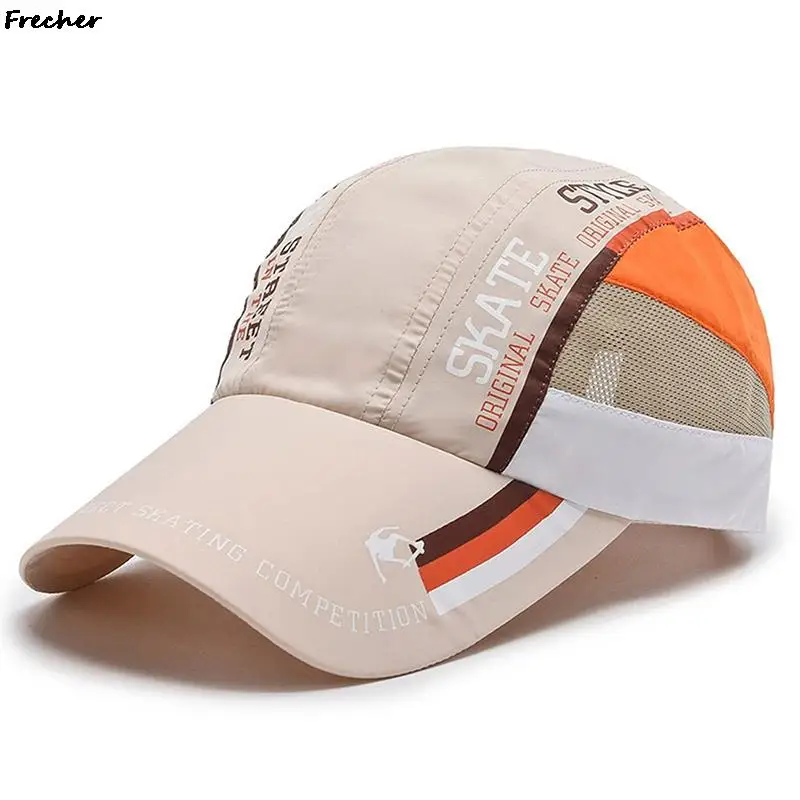 Quick Drying Golf Caps Summer Beach Sports Snapback Hats Men Women 2023 Breathable Baseball Cap Fitness Mesh Hat Comfortable