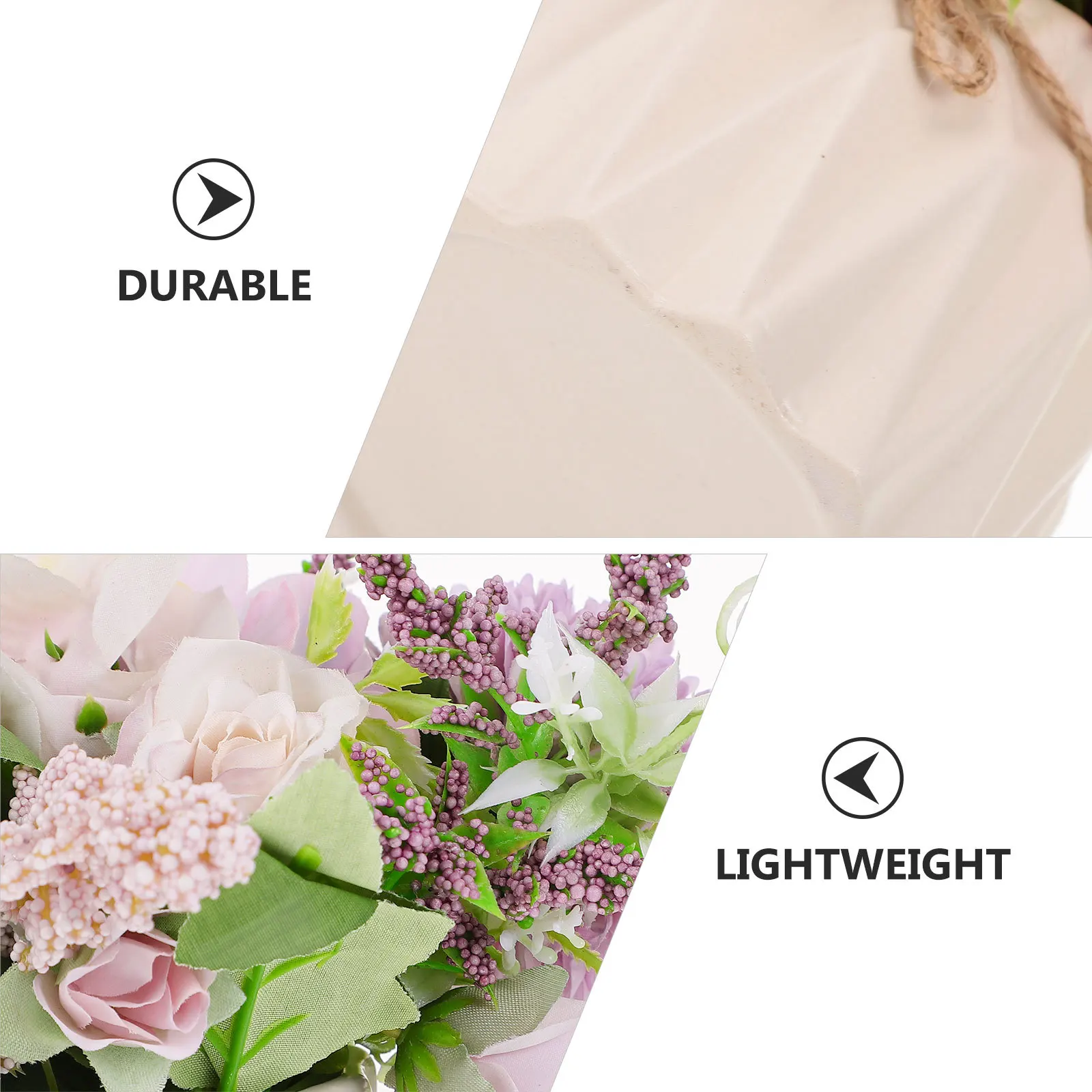 

1Pcs Ceramic Faux Flower Potted Bonsai Artificial Simulation Plant Realistic Home Office Decor Artificial Bonsai