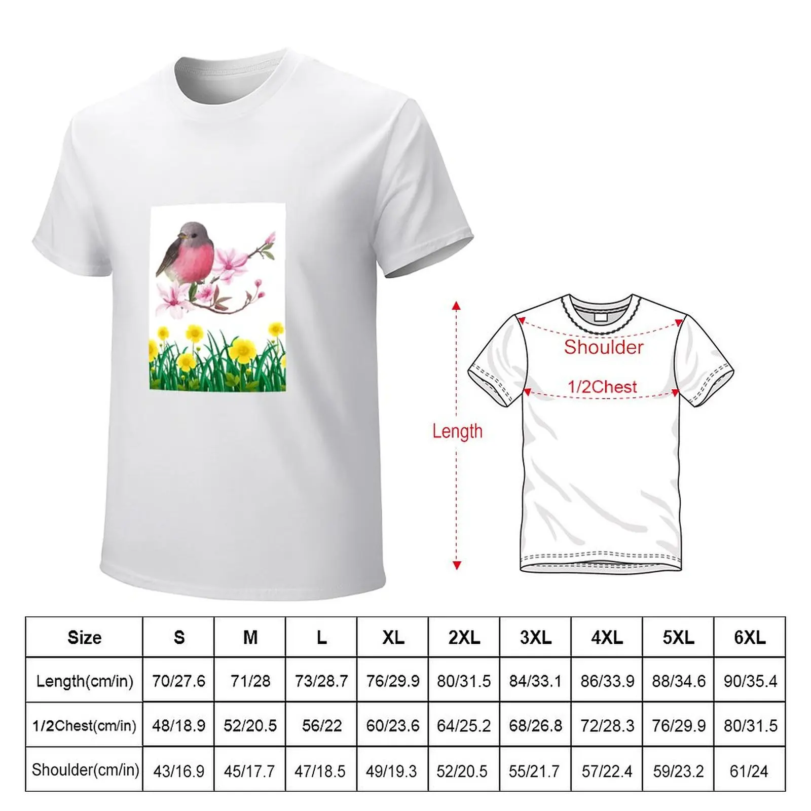 The birds are chirping that spring Has arrived. Spring Has arrived. Natur? welcomed spring. Flower buda are blooming. Pa T-shirt